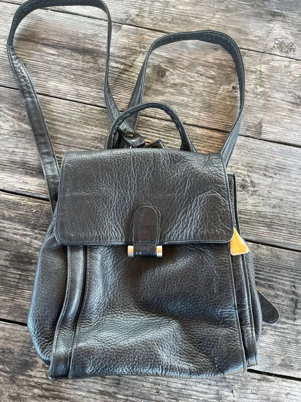 AMERICANA BY SHARIF, all leather small backpac, good cond